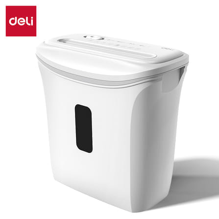 เครื่องทำลายเอกสารอัตโนมัติ 12ลิตร DELI E9945-WH-01 สีขาว_0